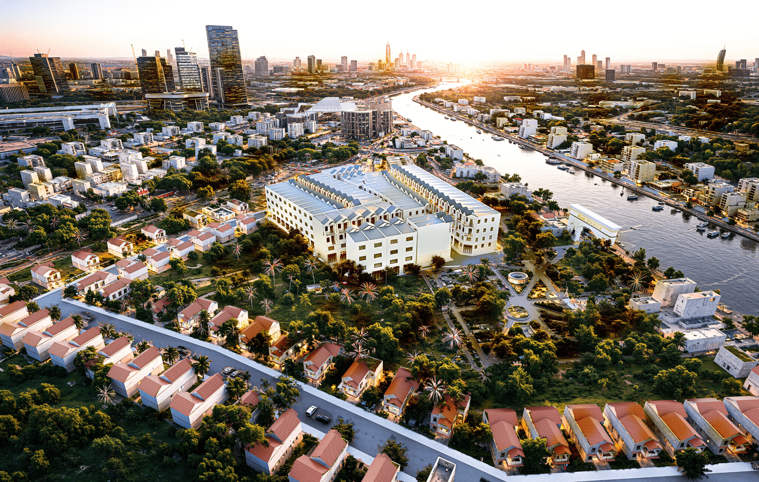 Pearl Riverside — Nhà phố ven sông Phú Định
